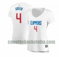 canotta Donna basket Los Angeles Clippers Bianco JaMychal Green 4 association edition