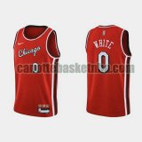 canotta Uomo basket Chicago Bulls Rosso WHITE 0 2022 City Edition 75th Anniversary Edition