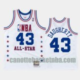 canotta Uomo basket Cleveland Cavaliers Bianco Brad Daugherty 43 All Star 1988