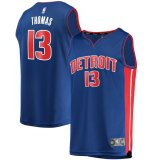 canotta Uomo basket Detroit Pistons Blu Khyri Thomas 13 Icon Edition