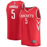 canotta Uomo basket Houston Rockets Rosso Bruno Caboclo 5 Icon Edition