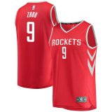 canotta Uomo basket Houston Rockets Rosso Zhou Qi 9 Icon Edition