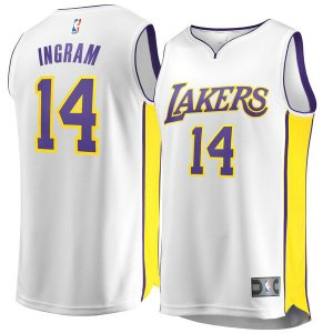 canotta Uomo basket Los Angeles Lakers Bianco Brandon Ingram 14 Association Edition