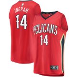 canotta Uomo basket New Orleans Pelicans Rosso Brandon Ingram 14 Dichiarazione Edition