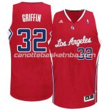 canotta blake griffin #32 los angeles clippers revolution 30 rosso
