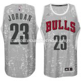 canotta michael jordan #23 chicago bulls lights grigio
