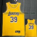 canotta poco prezzo Uomo basket Los Angeles Lakers Giallo HOWARD 39 21-22 75° anniversario