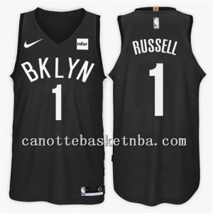maglia NBA brooklyn nets 2018 d'angelo russell 1 nero