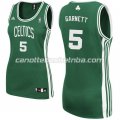 canotta basket donna boston celtics kevin garnett #5 verde