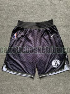 pantaloncini Uomo basket Brooklyn Nets Nero 2020-21